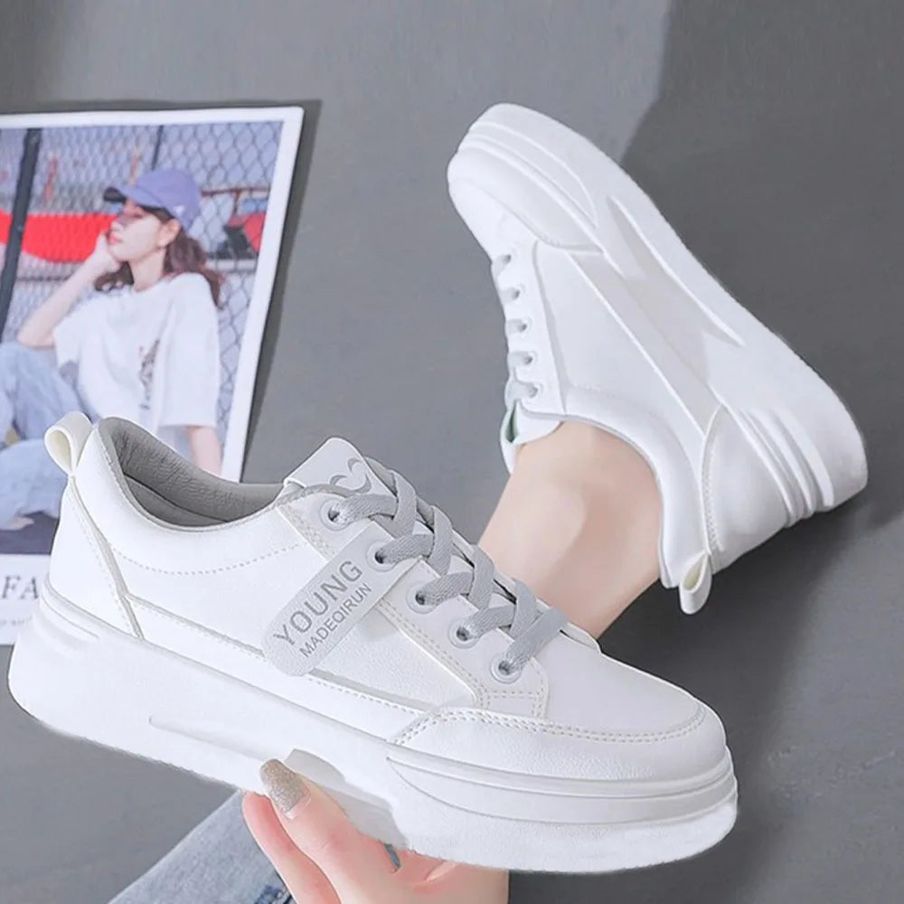 Zapatos deportivos casuales, cómodos y transpirables para mujer.