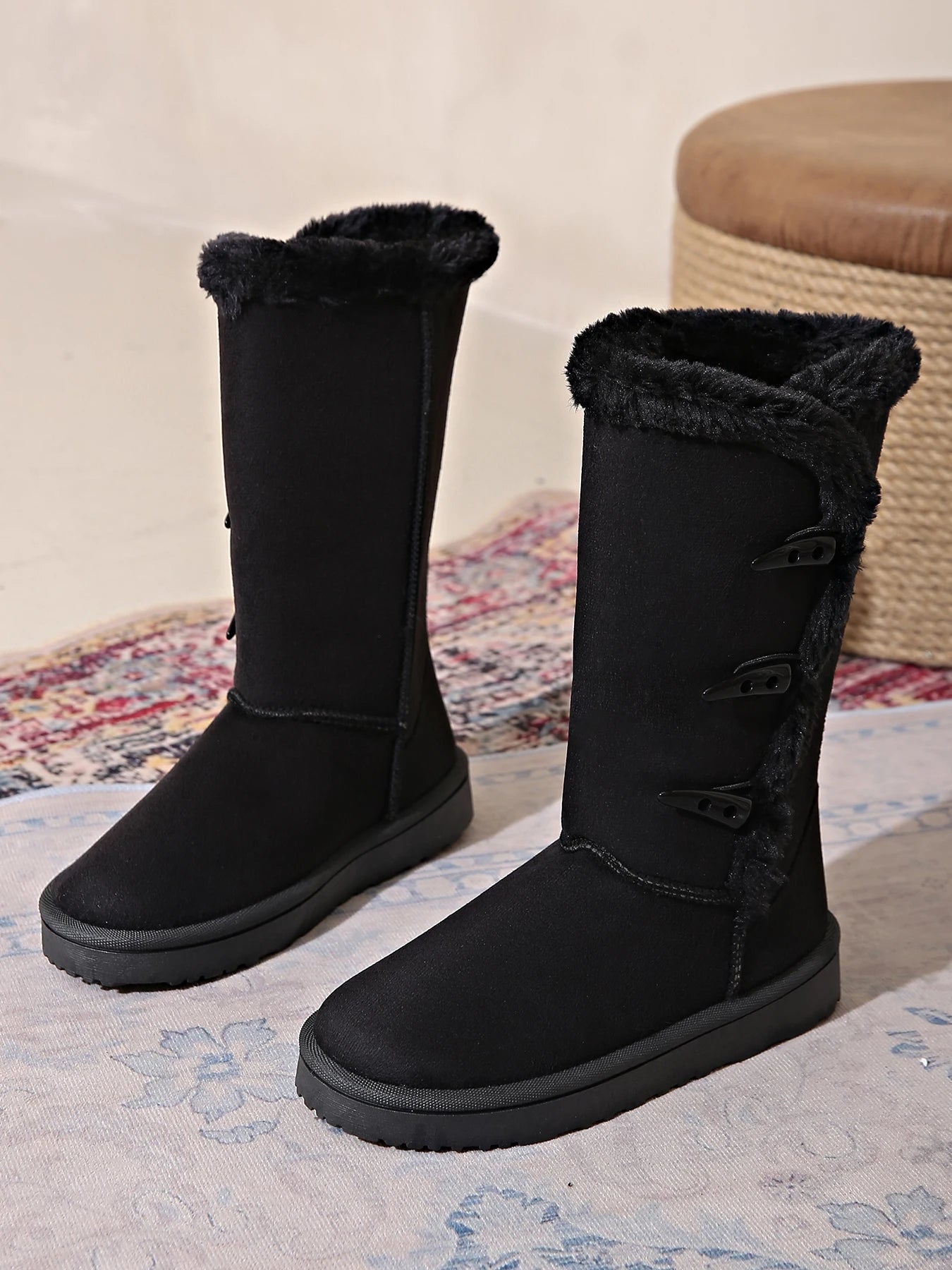 Botas térmicas hasta la pantorrilla para mujer – Cómodas y resistentes