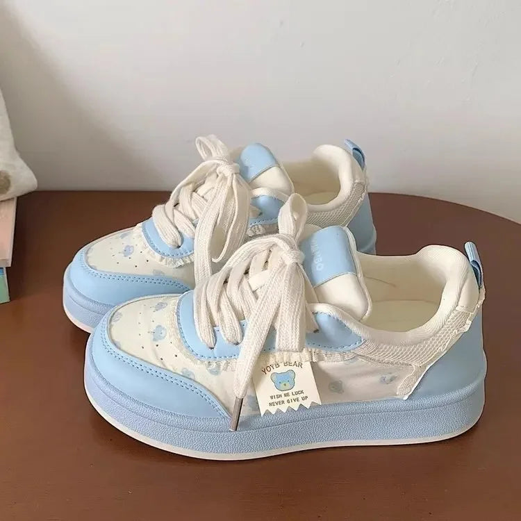 Zapatillas de deporte versátiles con parte inferior gruesa - zapatos informales de verano para mujer