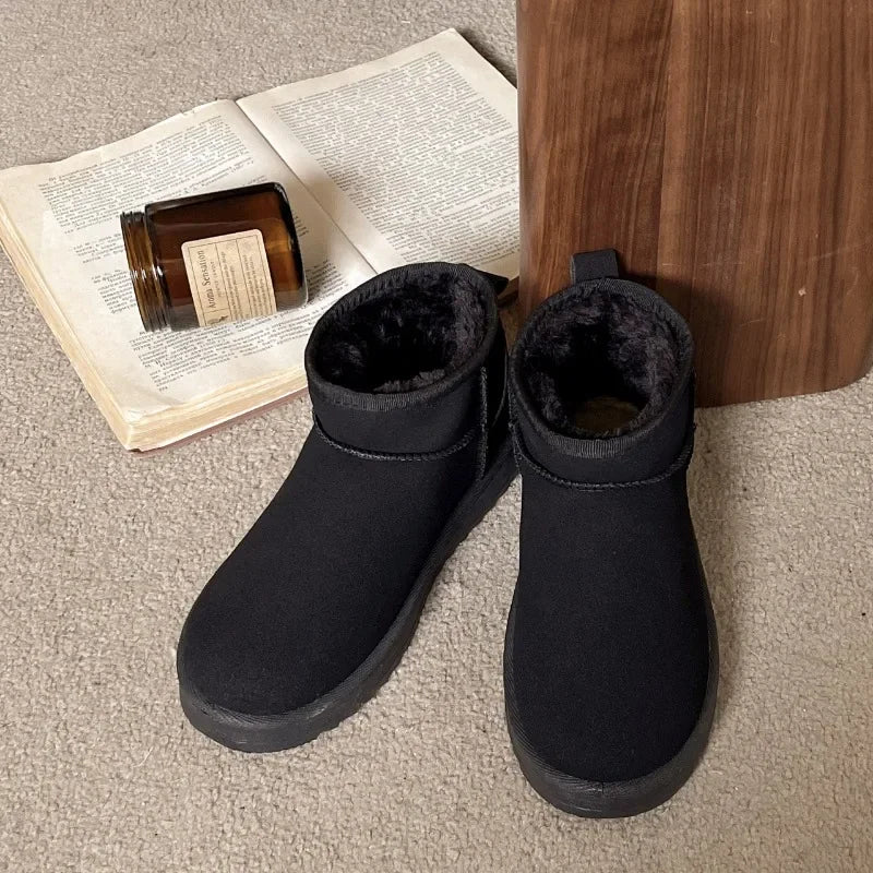 Botines tipo UGG para mujer – plataforma ligera y diseño moderno