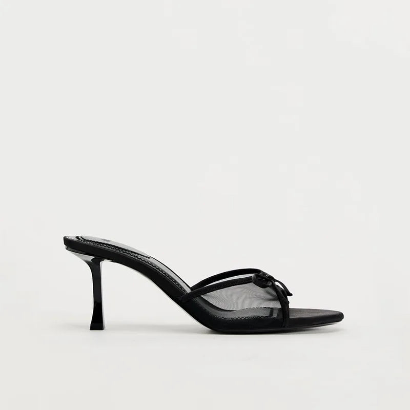 Sandalias de tacón alto delgado para mujer – elegantes y versátiles