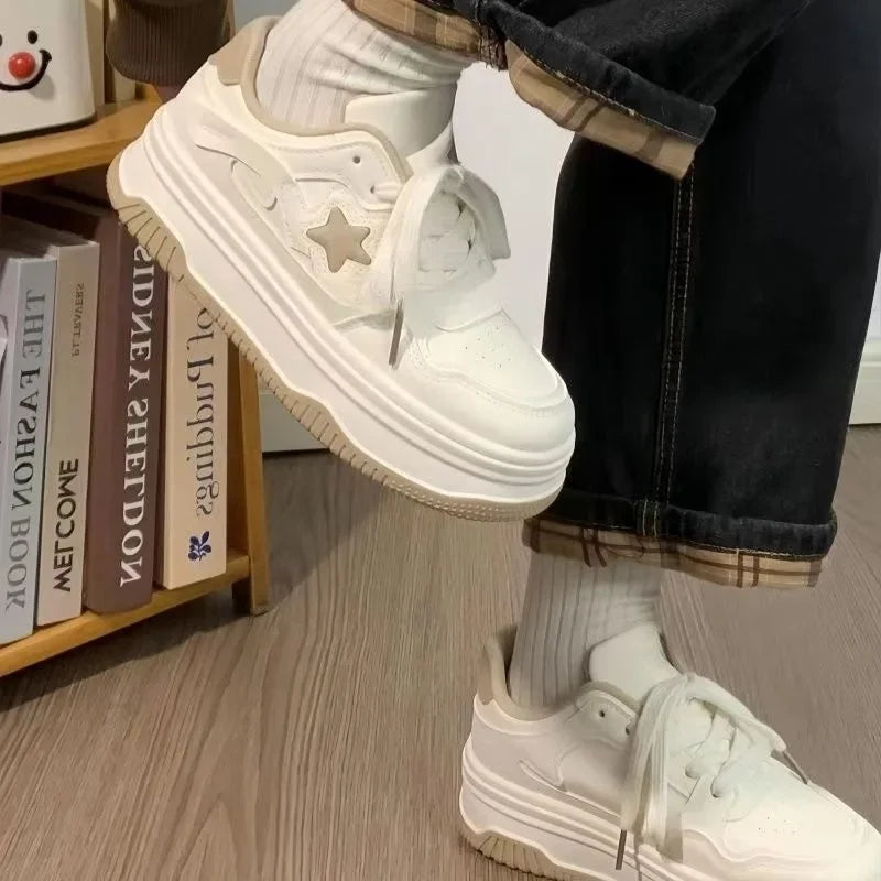 Zapatillas deportivas mujer | Tenis casuales con plataforma ligera