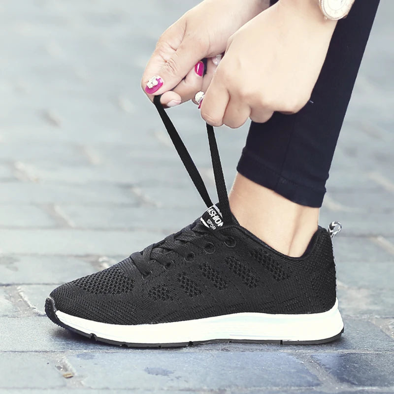 Tenis deportivos de mujer – transpirables de malla, ligeros y cómodos