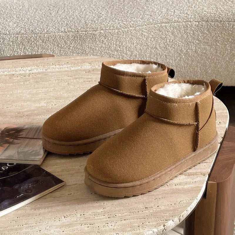 Botines tipo UGG para mujer – plataforma ligera y diseño moderno