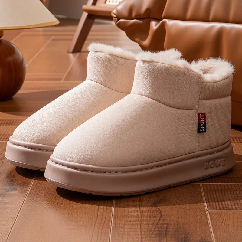 Botines de felpa térmicos para mujer – cómodos y cálidos