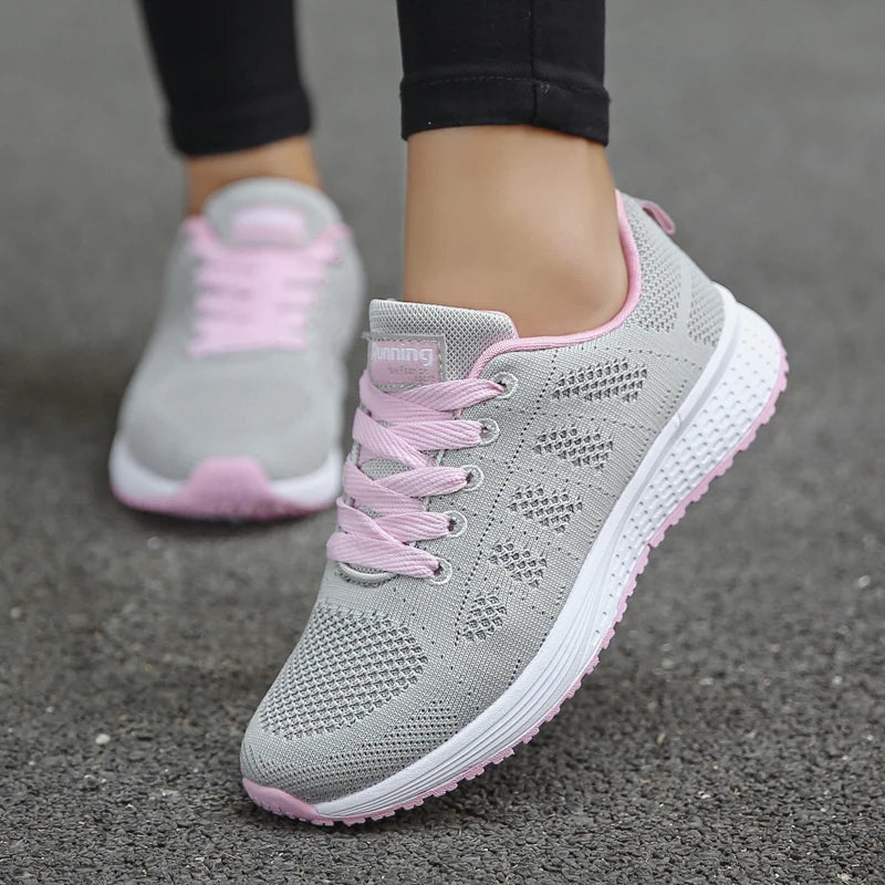 Tenis deportivos de mujer – transpirables de malla, ligeros y cómodos