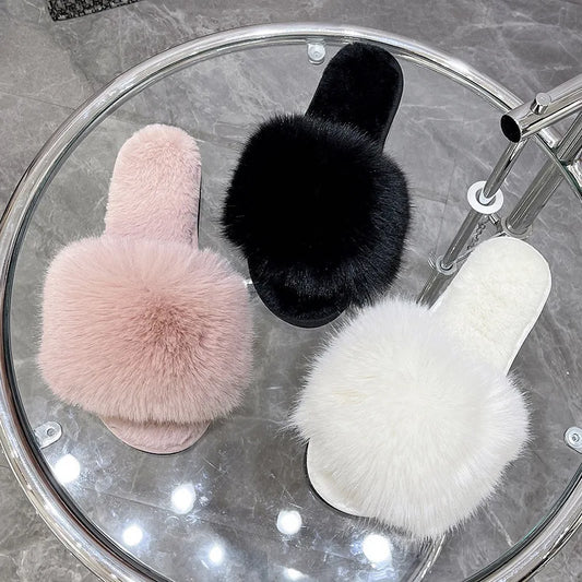 Pantuflas de peluche invierno mujer | Suaves y cómodas para casa