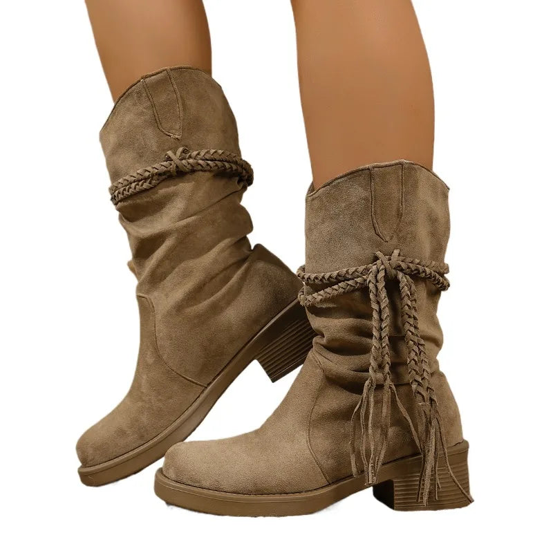 Botas térmicas hasta la pantorrilla para mujer – Cómodas y resistentes