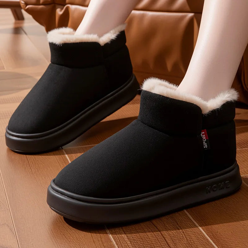 Botines de felpa térmicos para mujer – cómodos y cálidos