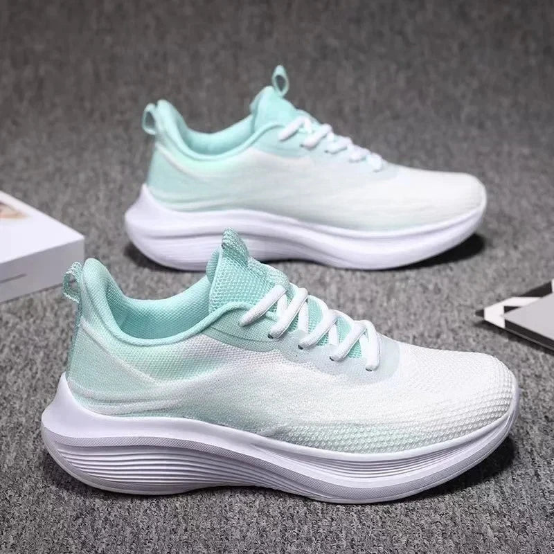 Tenis deportivos ligeros para mujer - Zapatos de correr transpirables y antideslizantes