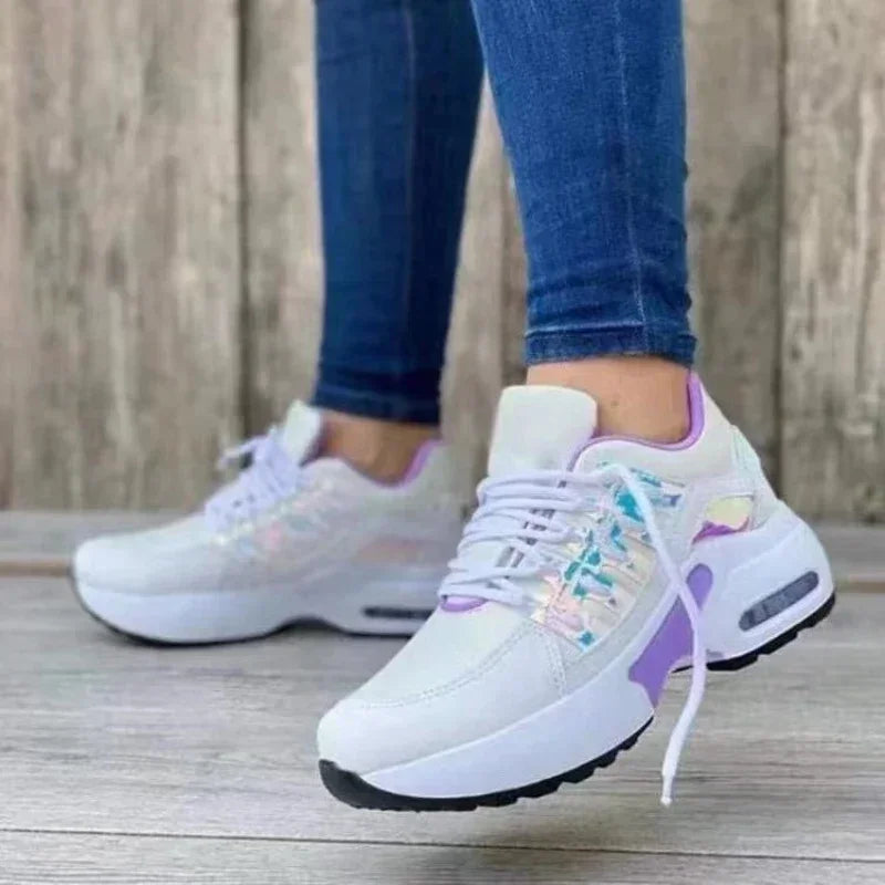 Tenis de running y uso diario para mujer – ligeros, con plataforma y talla grande