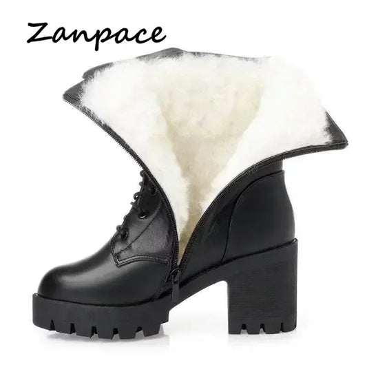 Botines de nieve femeninos 2025 – cálidos, elegantes y de alta calidad