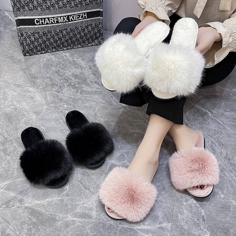 Pantuflas de peluche invierno mujer | Suaves y cómodas para casa