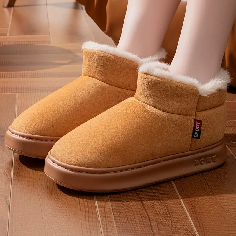 Botines de felpa térmicos para mujer – cómodos y cálidos