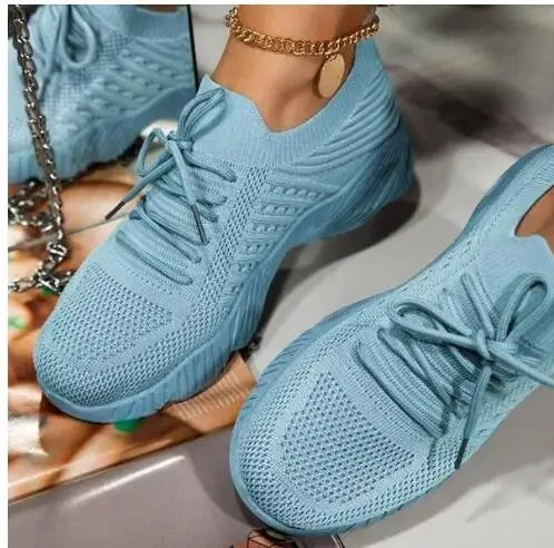 Tenis deportivos transpirables para mujer, cómodas y ligeras para correr, caminar o uso diario