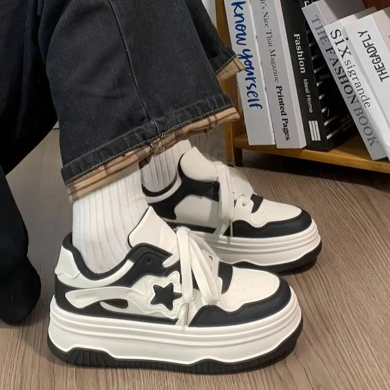 Zapatillas deportivas mujer | Tenis casuales con plataforma ligera