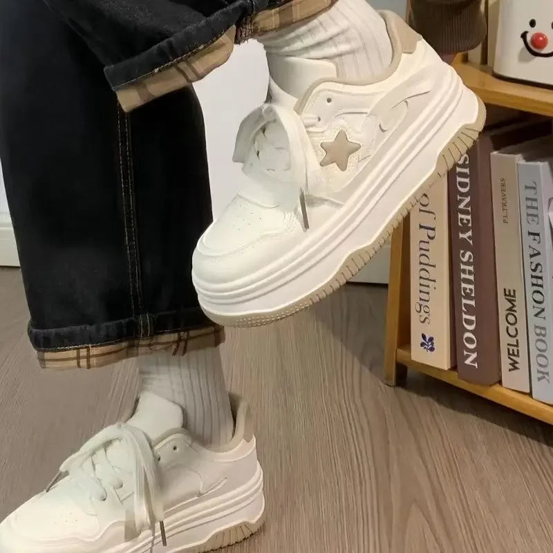 Zapatillas deportivas mujer | Tenis casuales con plataforma ligera