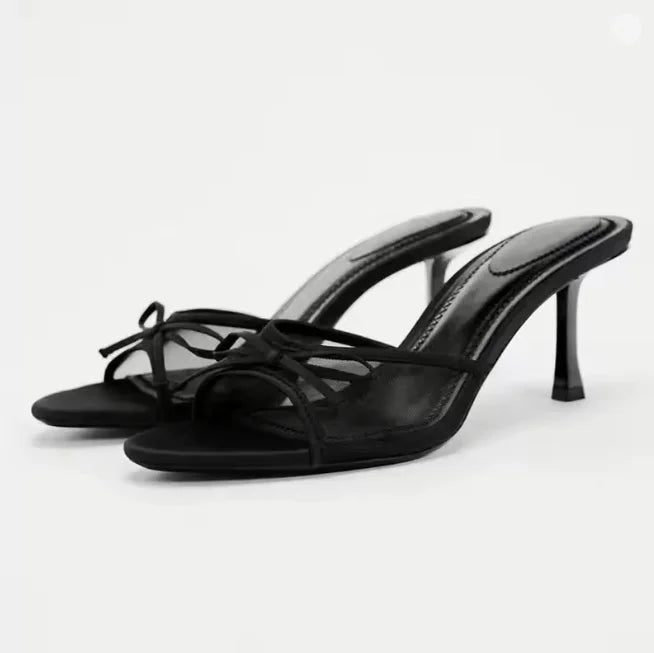Sandalias de tacón alto delgado para mujer – elegantes y versátiles