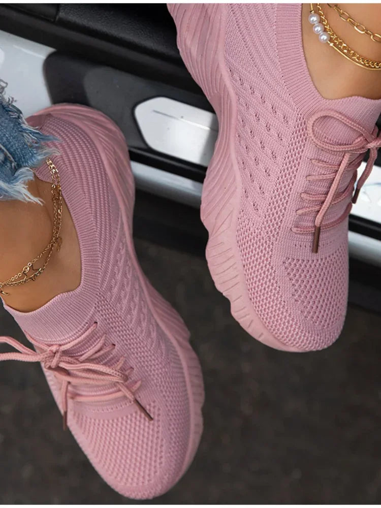 Tenis deportivos transpirables para mujer, cómodas y ligeras para correr, caminar o uso diario