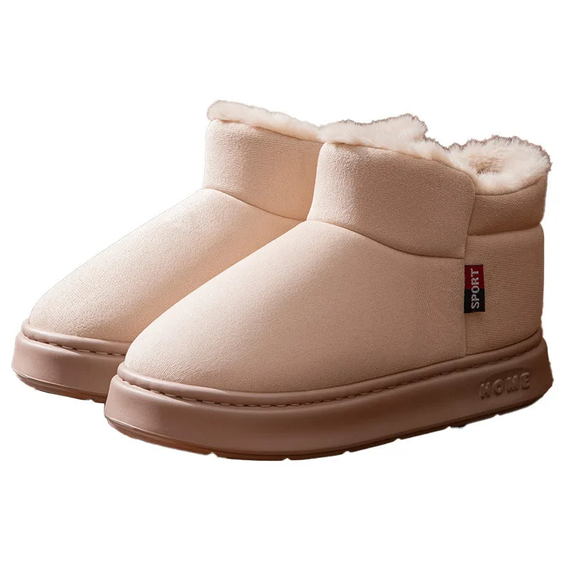 Botines de felpa térmicos para mujer – cómodos y cálidos