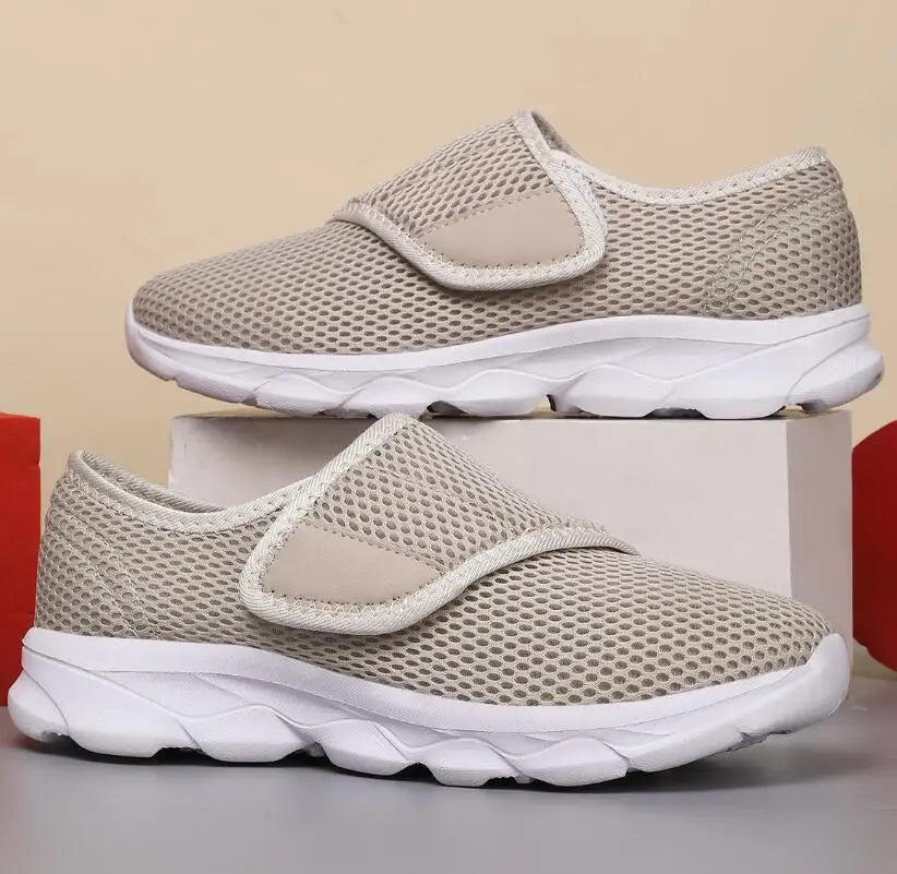 Tenis suaves y cómodos para pies anchos o delicados. Calzado ligero y transpirable- para mujer