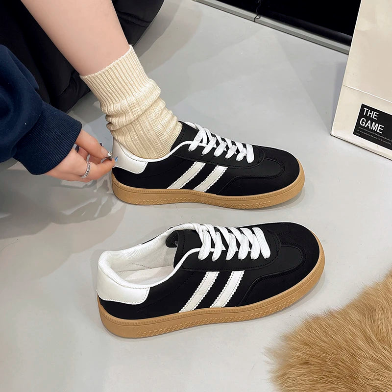 Tenis casuales de mujer – vulcanizados con plataforma, cómodos y modernos