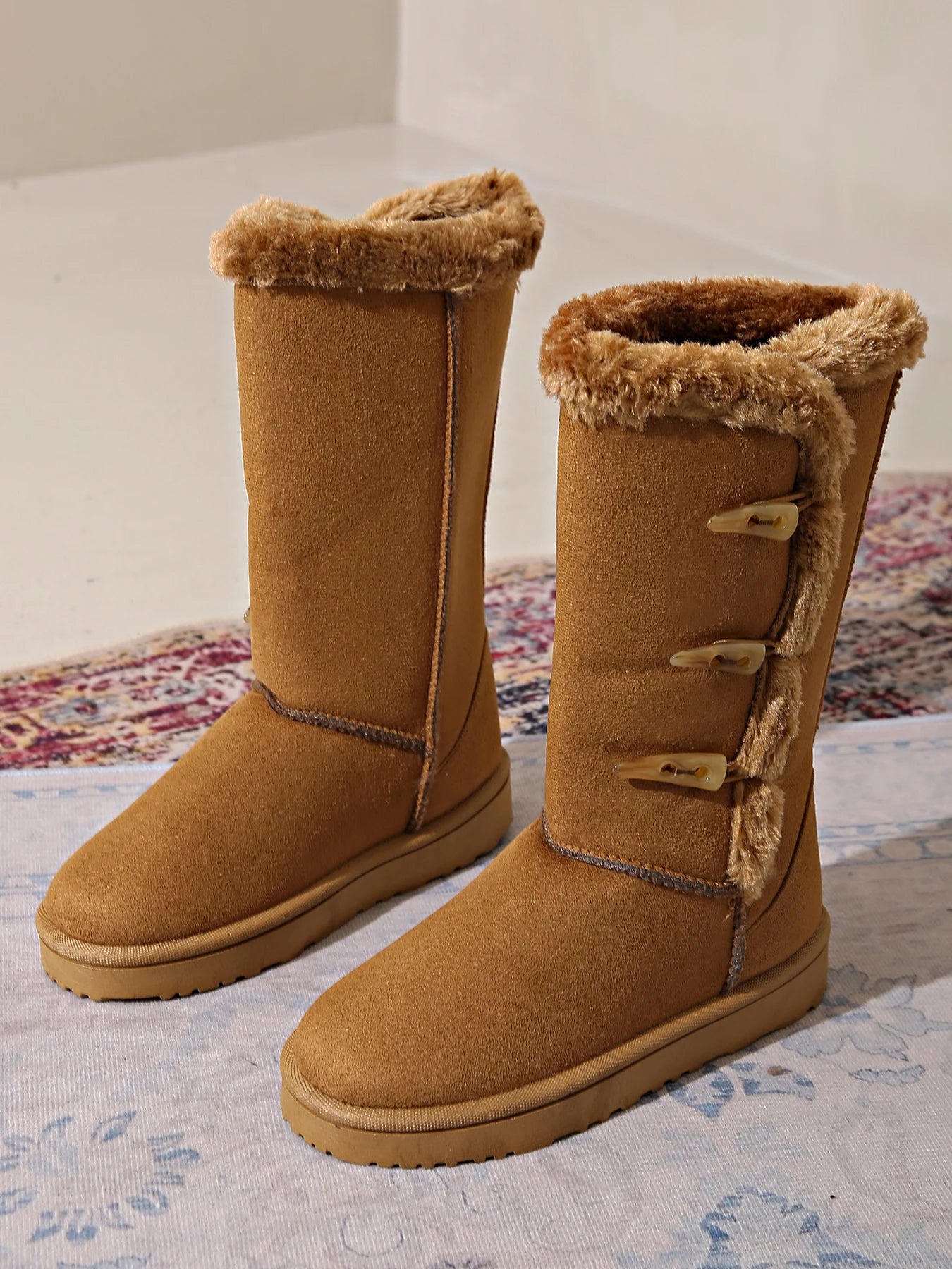 Botas térmicas hasta la pantorrilla para mujer – Cómodas y resistentes