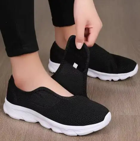 Tenis suaves y cómodos para pies anchos o delicados. Calzado ligero y transpirable- para mujer