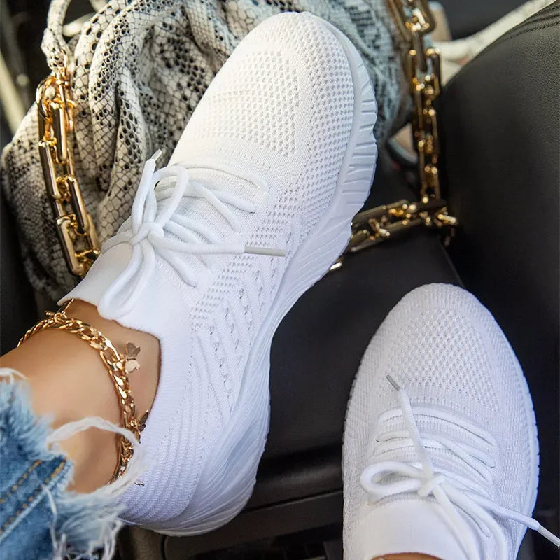 Tenis deportivos transpirables para mujer, cómodas y ligeras para correr, caminar o uso diario