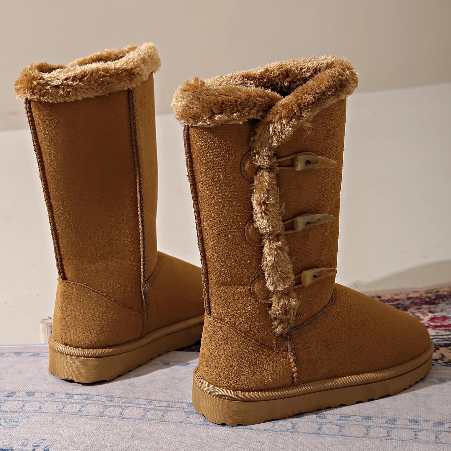 Botas térmicas hasta la pantorrilla para mujer – Cómodas y resistentes