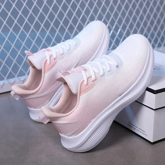 Tenis deportivos ligeros para mujer - Zapatos de correr transpirables y antideslizantes