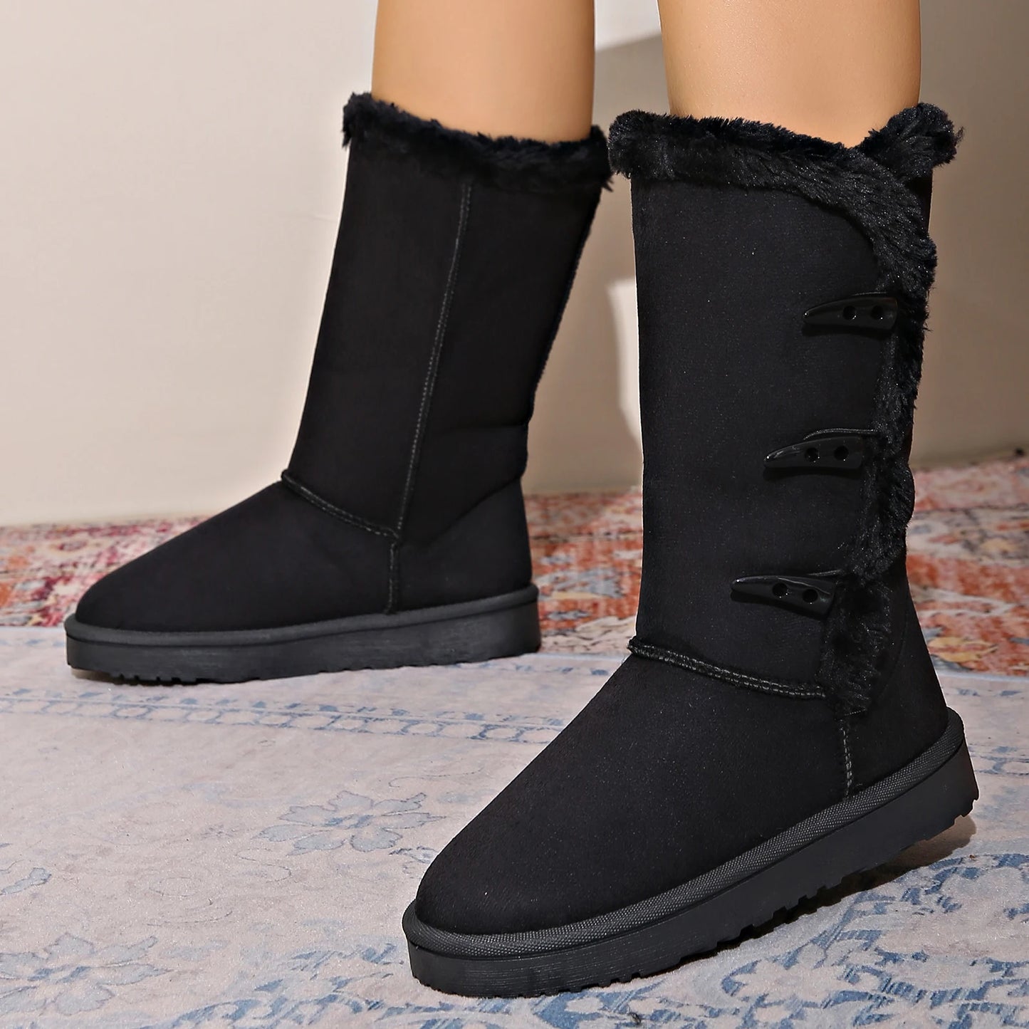 Botas térmicas hasta la pantorrilla para mujer – Cómodas y resistentes