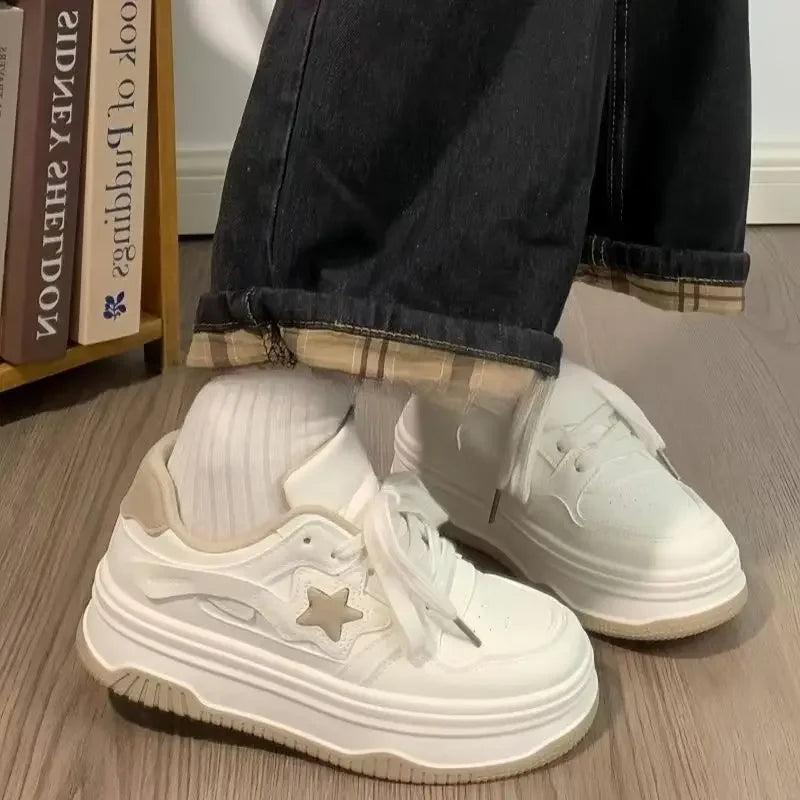 Zapatillas deportivas mujer | Tenis casuales con plataforma ligera