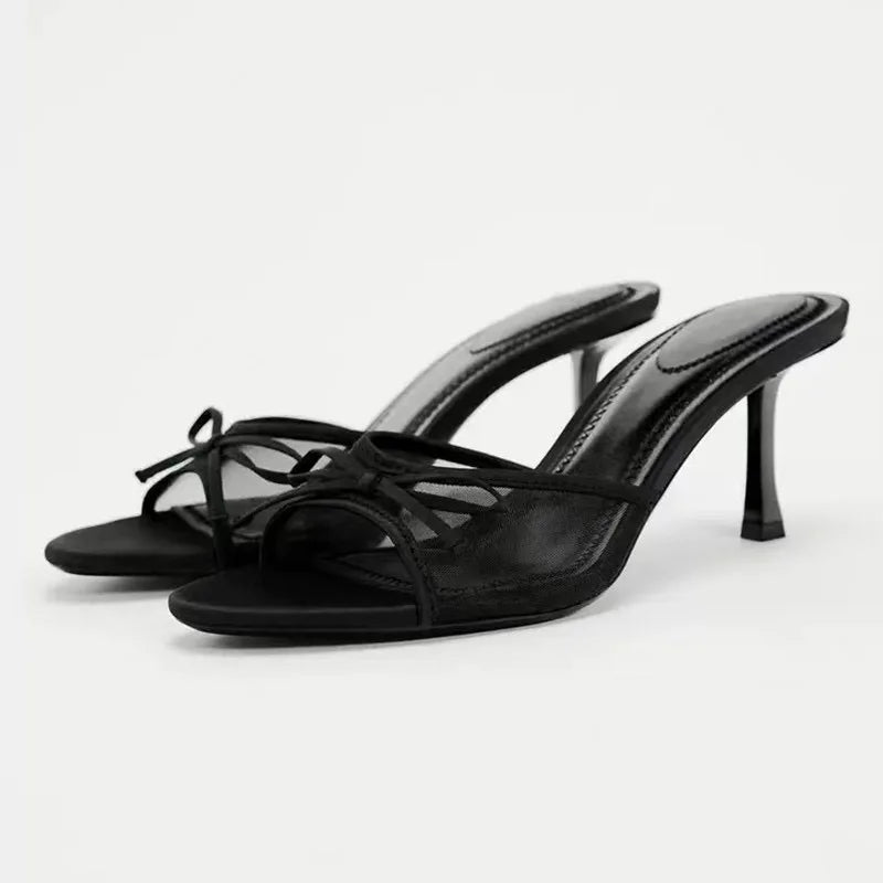 Sandalias de tacón alto delgado para mujer – elegantes y versátiles