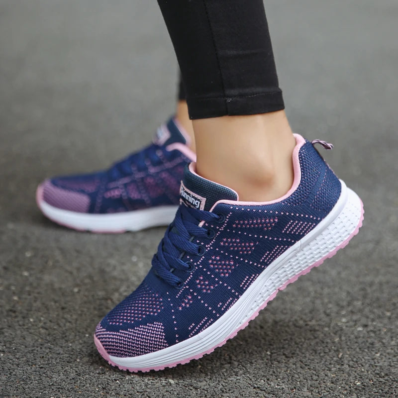 Tenis deportivos de mujer – transpirables de malla, ligeros y cómodos