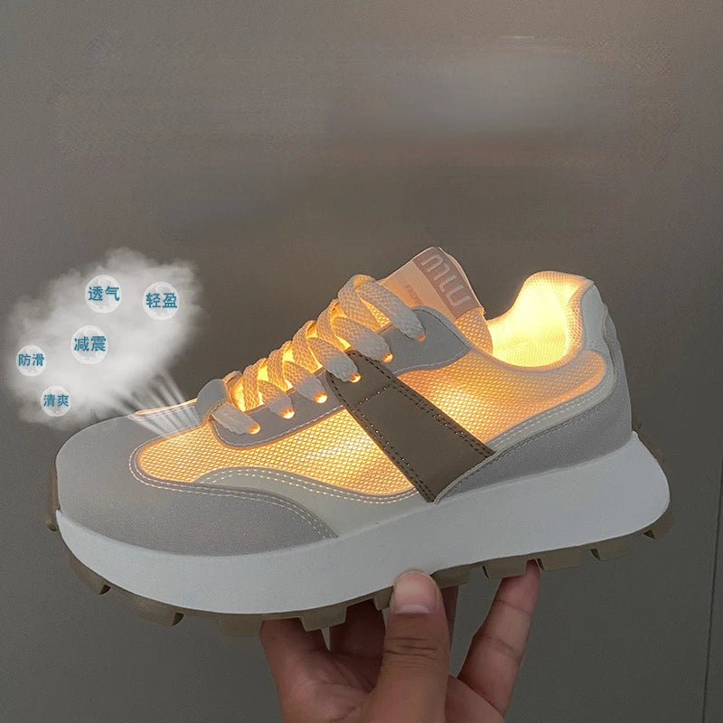 Zapatillas casuales para mujer – deportivas transpirables y antideslizantes