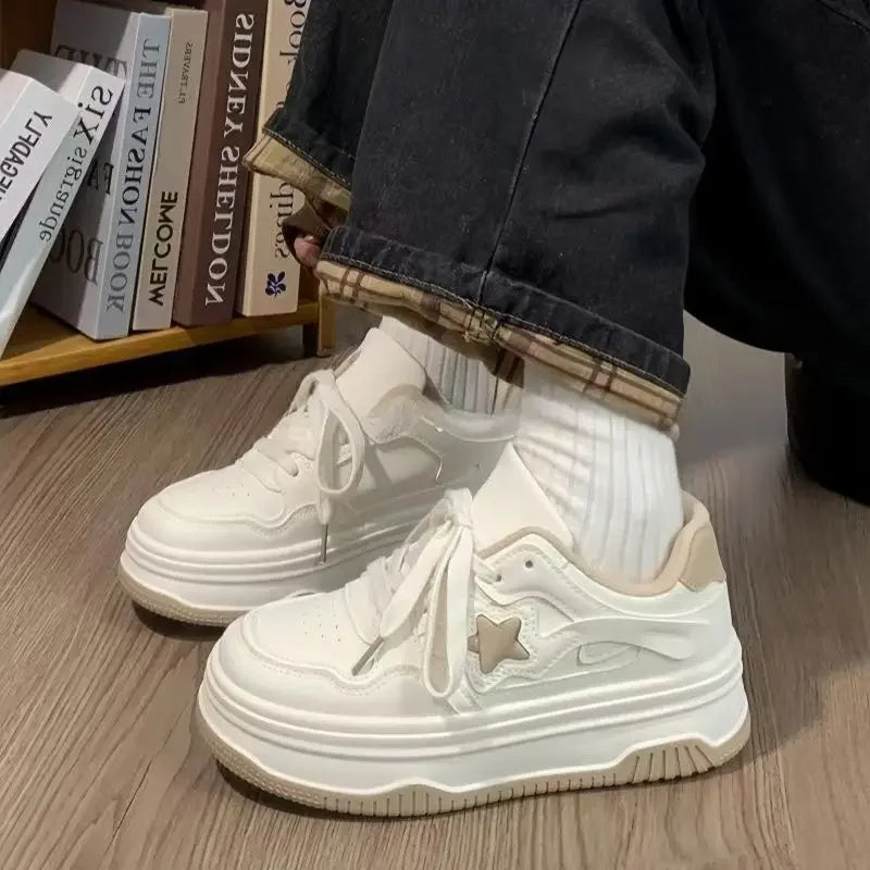 Zapatillas deportivas mujer | Tenis casuales con plataforma ligera