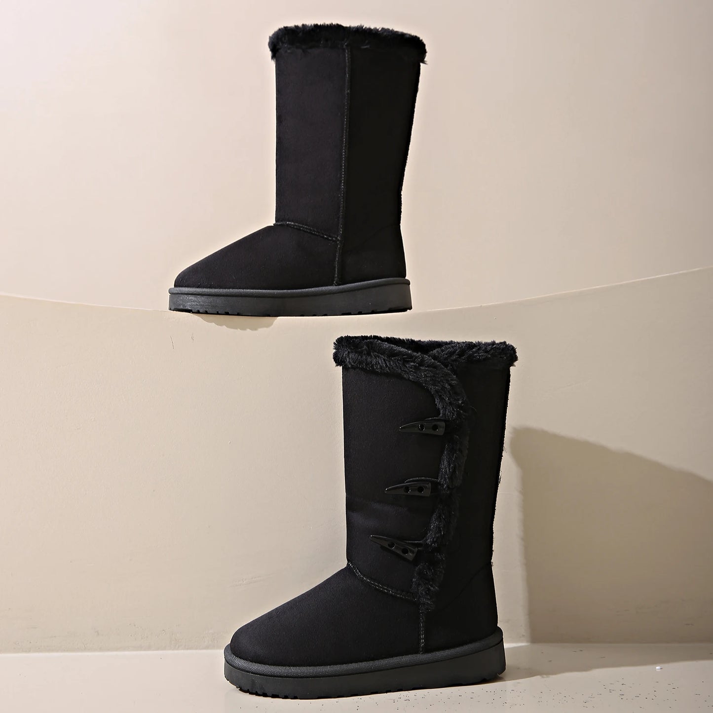 Botas térmicas hasta la pantorrilla para mujer – Cómodas y resistentes