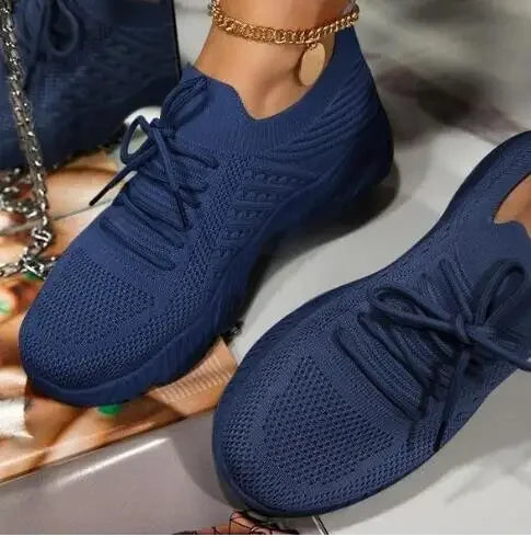 Tenis deportivos transpirables para mujer, cómodas y ligeras para correr, caminar o uso diario