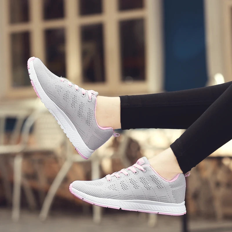 Tenis deportivos de mujer – transpirables de malla, ligeros y cómodos